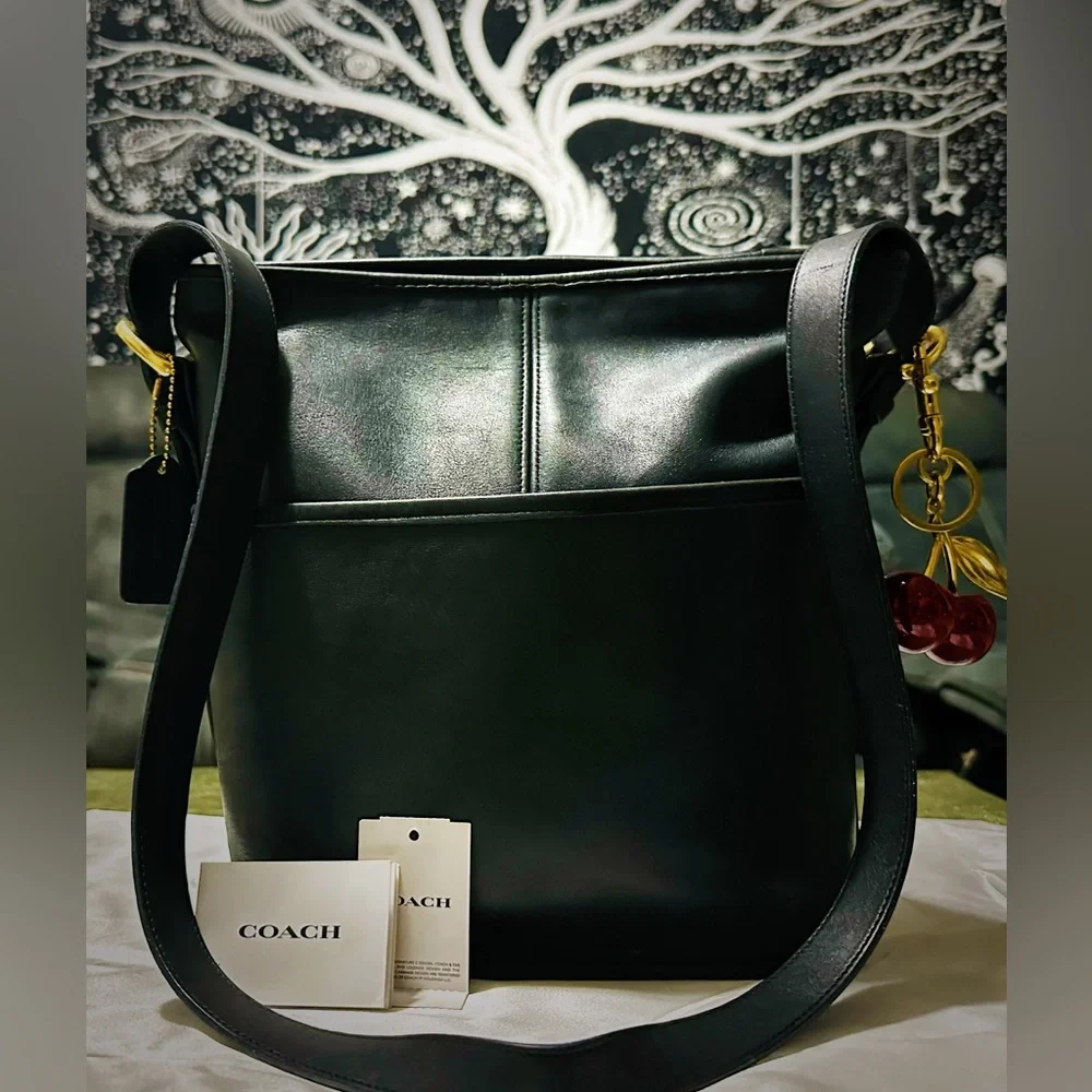 Rare Vintage Coach soho shoulder Bag 1996 soft Leather crossbody purse - Picture 3 of 16